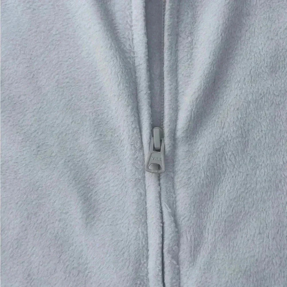 NWOT Hollister Men's Polar Fleece Full-Zip Mock Neck Sweatshirt (Cream /… - Picture 4 of 4